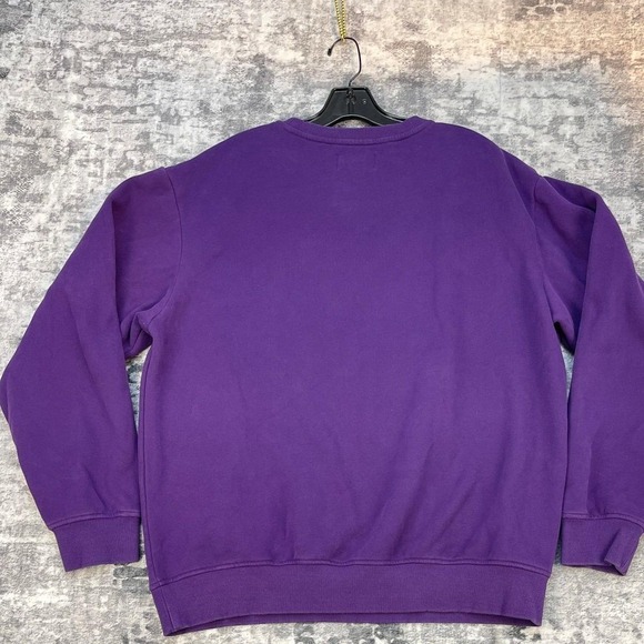 Vtg Collegiate Apparel Louisiana State Unisex Crewneck Sweatshirt Purple L - Picture 2 of 5